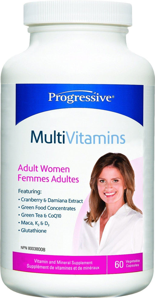Progressive - MultiVitamins for Adult Women, 60 Caps