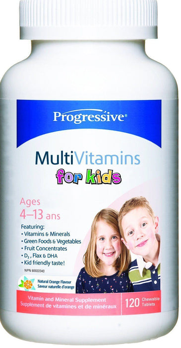 Progressive - MultiVitamins for Kids, 120 Tabs