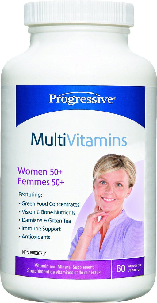 Progressive - MultiVitamins for Women 50+, 60 Caps