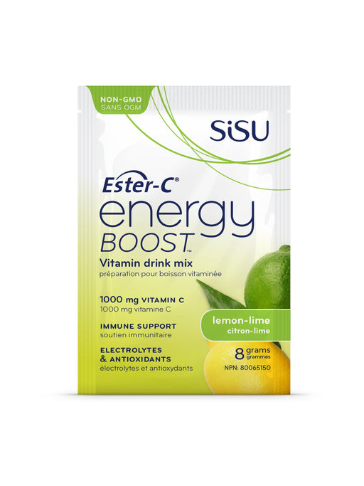 Sisu Ester-c Energy Boost Lemon-Lime - packet