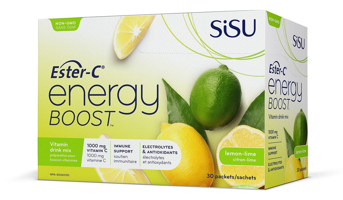 Sisu Ester-c Energy Boost Lemon-Lime - packet