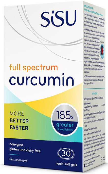 Sisu - Full Spectrum Curcumin - 30 softgels