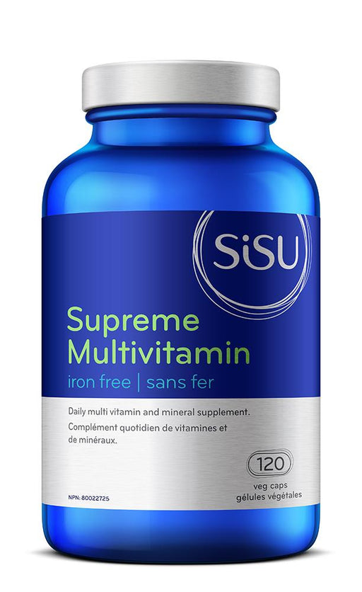 Sisu - Supreme Multivitamin, Iron Free, 120 Caps