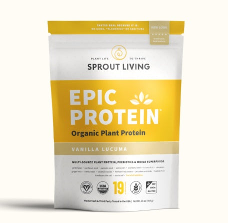 Sprout Living - Epic Protein - Vanilla Lucuma, 454g