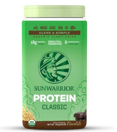 Sun Warrior - Classic Rice Protein (chocolate), 750g