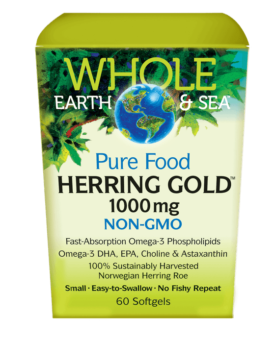 Whole Earth & Sea - Herring Gold 1000mg, 60 Soft Gels