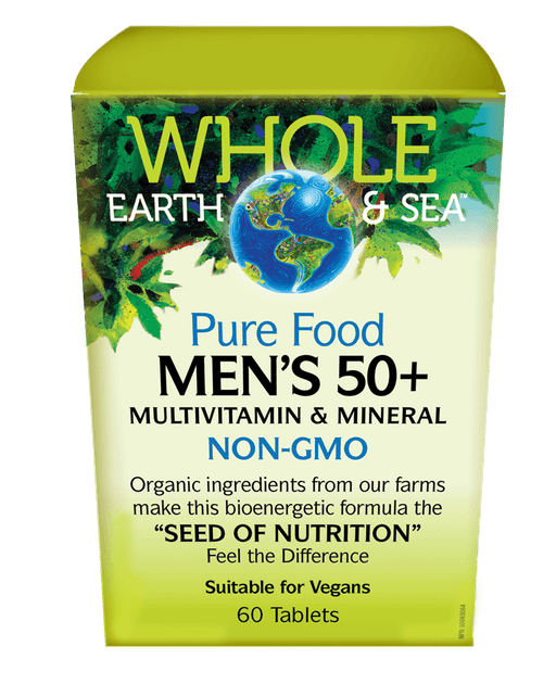 Whole Earth & Sea - Men’s 50+ Multivitamin & Mineral, 60 Tabs