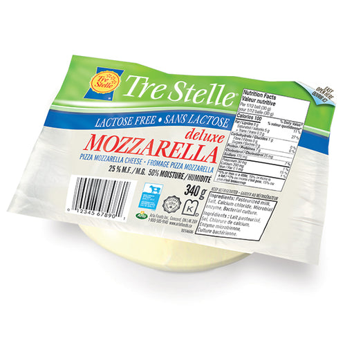 Tre Stelle - Lactose Free Mozzarella Ball 25% M.F., 340g