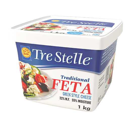 Tre Stelle - Traditional Feta Greek Style Cheese, 1KG