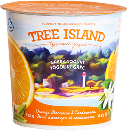 Tree Island - Gourmet Orange Blossom Cardamom Greek Yogurt, 325g