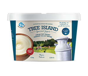 Tree Island - Gourmet Plain Cream Top Yogurt, 1.5KG