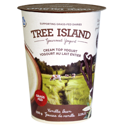 Tree Island - Gourmet Vanilla Bean Cream Top Yogurt, 500g