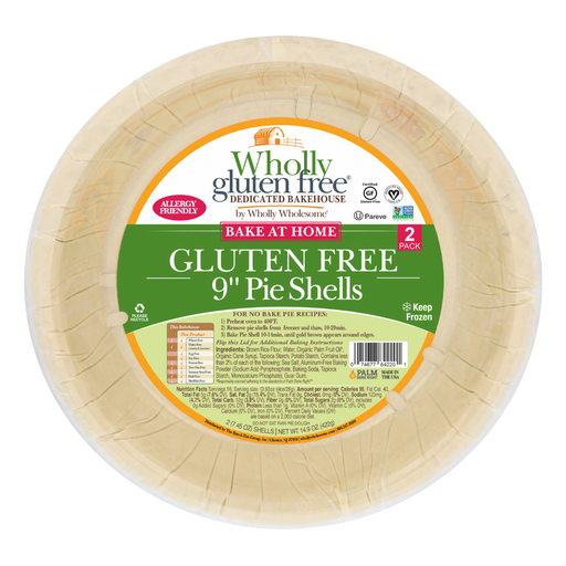Wholly Wholesome - Gluten Free 9" Pie Shells, 2 Pack, 396g
