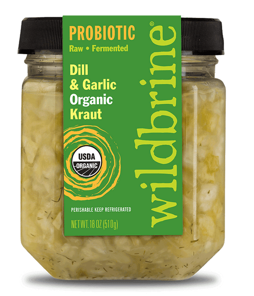 Wildbrine - Organic Dill & Garlic Sauerkraut, 500g
