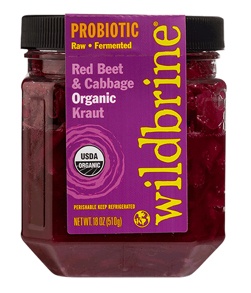 Wildbrine - Organic Red Beet & Cabbage Sauerkraut, 500g