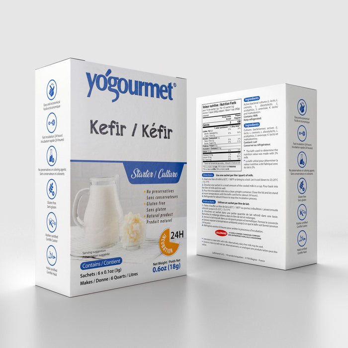 Yogourmet - Freeze-Dried Kefir Starter, 6x3g