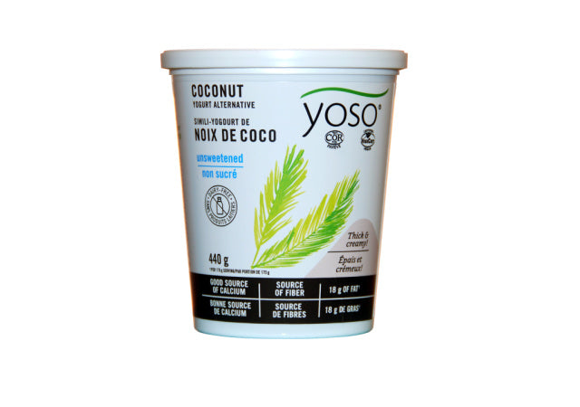 Yoso - Unsweetened Creamy Cultured Coconut Dairy-Free Yogurt, 440g
