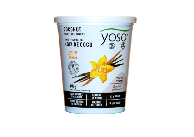 Yoso - Vanilla Creamy Cultured Coconut Dairy-Free Yogurt, 440g